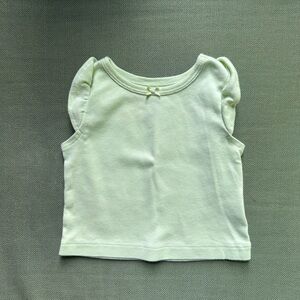 Kids Cream Sleeveless Top